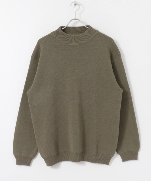 URBAN RESEARCH(アーバンリサーチ)の「C/ACミラノリブモックネックニット(ニット/セーター・メンズ・ブラウン/ミント/グレー系その他/ベージュ系その他・MEDIUM/LARGE)」の19枚目の写真