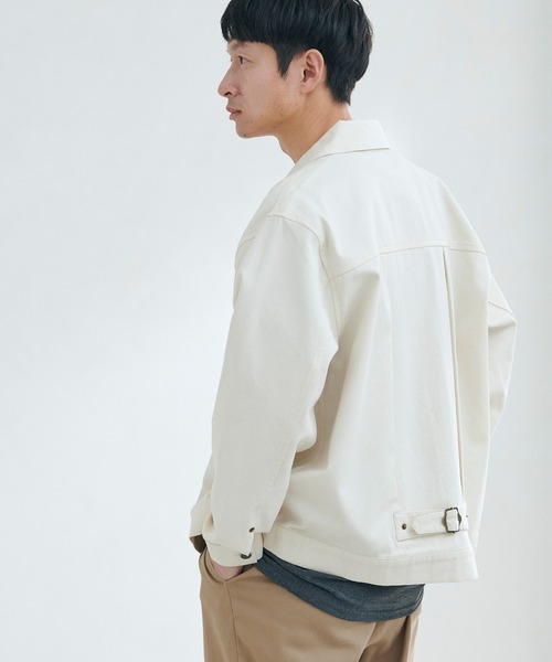 Loungewear tokyo（ラウンジウェアトウキョウ）の「ビックシルエット ライトオンス デニムジャケット（デニムジャケット・メンズ・インディゴブルー/キナリ/ブルー系その他/ブラック・XL/M/L）」の16枚目の写真