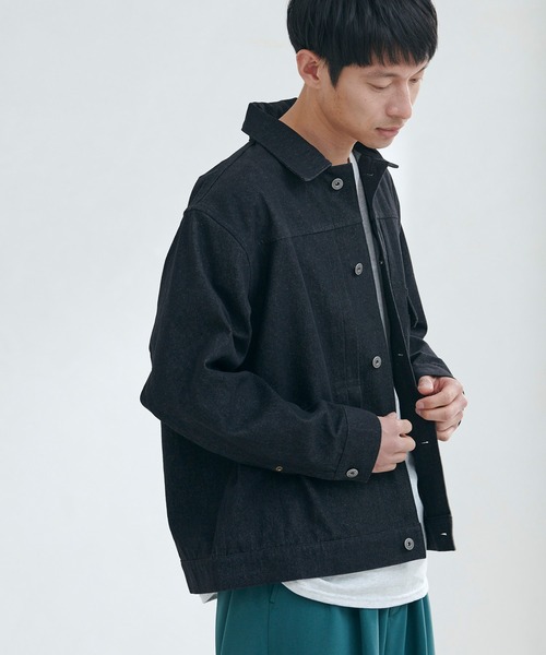 Loungewear tokyo（ラウンジウェアトウキョウ）の「ビックシルエット ライトオンス デニムジャケット（デニムジャケット・メンズ・インディゴブルー/キナリ/ブルー系その他/ブラック・XL/M/L）」の11枚目の写真