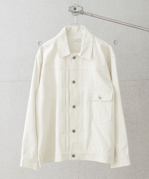 Loungewear tokyo（ラウンジウェアトウキョウ）の「ビックシルエット ライトオンス デニムジャケット（デニムジャケット・メンズ・インディゴブルー/キナリ/ブルー系その他/ブラック・XL/M/L）」の13枚目の写真