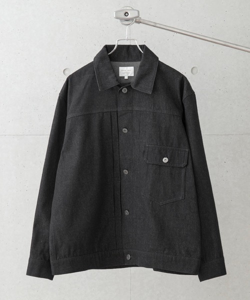 Loungewear tokyo（ラウンジウェアトウキョウ）の「ビックシルエット ライトオンス デニムジャケット（デニムジャケット・メンズ・インディゴブルー/キナリ/ブルー系その他/ブラック・XL/M/L）」の10枚目の写真