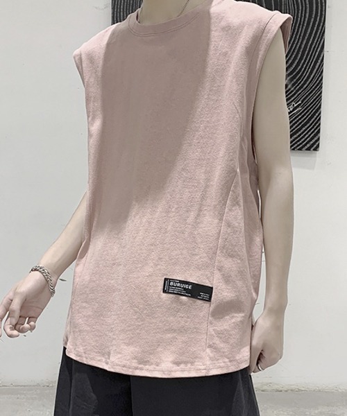 WESTBOY(ウエストボーイ)の「ルーズノースリーブロゴカットソー フェード V20S3006 【WB ORIGINALS】(Tシャツ/カットソー・メンズ・ホワイト/ブラック/ピンク/グリーン・M/L/XL)」の19枚目の写真
