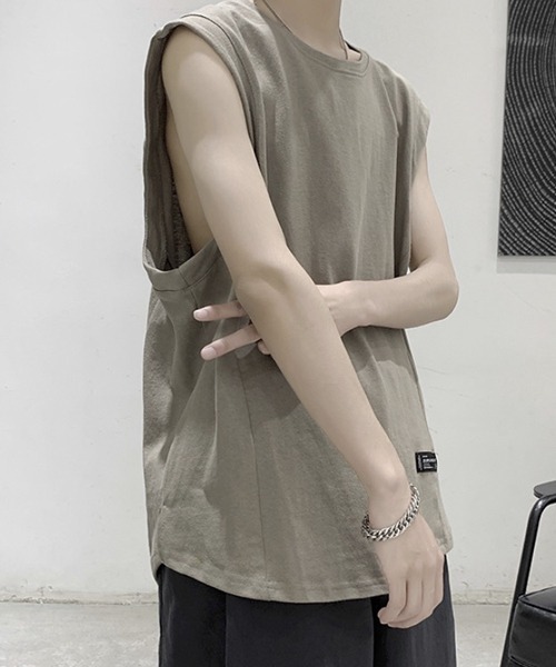 WESTBOY(ウエストボーイ)の「ルーズノースリーブロゴカットソー フェード V20S3006 【WB ORIGINALS】(Tシャツ/カットソー・メンズ・ホワイト/ブラック/ピンク/グリーン・M/L/XL)」の22枚目の写真