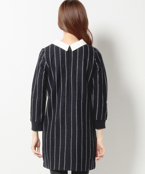 CLASSY掲載ピンストライプワンピ♪ ピンストライプウエストベルト  