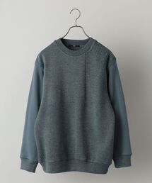 SHIPS: ニット ドッキング スウェット プルオーバー 21SS