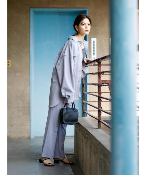 koe（コエ）の「ポンチCPOジャケット＊（ブルゾン・レディース・ブラック/アイボリー/グレー・M/S）」の8枚目の写真