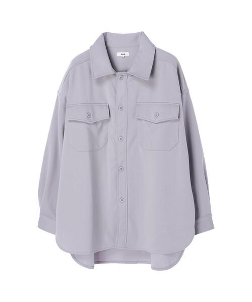 koe（コエ）の「ポンチCPOジャケット＊（ブルゾン・レディース・ブラック/アイボリー/グレー・M/S）」の22枚目の写真