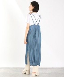 LOWRYS FARM | シアープリーツキャミワンピ　938653(ワンピース)
