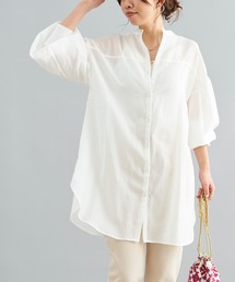 DouDou | 【WEB限定】【前後2WAY】バックボタンタックブラウス(シャツ/ブラウス)