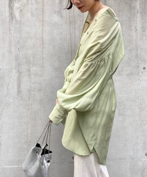 DouDou | 【WEB限定】【前後2WAY】バックボタンタックブラウス(シャツ/ブラウス)