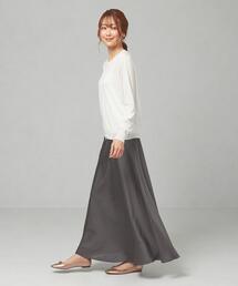 closet story | ＜closet story＞□CSC サテン サーキュラー マキシスカート -手洗い可能-(スカート)