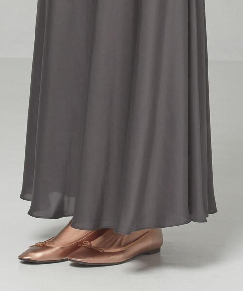 closet story（クローゼットストーリー）の「＜closet story＞□CSC サテン サーキュラー マキシスカート -手洗い可能-（スカート・レディース・イエロー/ダークグレー・FREE）」の11枚目の写真