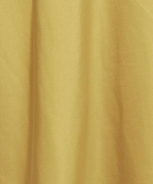 closet story（クローゼットストーリー）の「＜closet story＞□CSC サテン サーキュラー マキシスカート -手洗い可能-（スカート・レディース・イエロー/ダークグレー・FREE）」の4枚目の写真