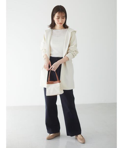 Green　Parks（グリーンパークス）の「シアーインナー＊（タンクトップ・レディース・オフホワイト/オレンジ/ライトグレー/ブラック・FREE）」の8枚目の写真