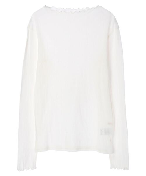 Green　Parks（グリーンパークス）の「シアーインナー＊（タンクトップ・レディース・オフホワイト/オレンジ/ライトグレー/ブラック・FREE）」の10枚目の写真