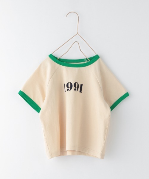 LOWRYS FARM（ローリーズファーム）の「リンガーＴＥＥＳＳ　938944（Tシャツ/カットソー・キッズ・ベージュ/グレー/オフホワイト・110cm/120cm/130cm）」の3枚目の写真