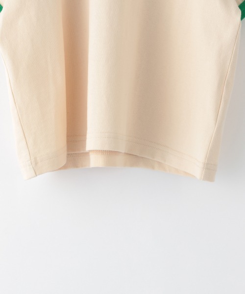 LOWRYS FARM（ローリーズファーム）の「リンガーＴＥＥＳＳ　938944（Tシャツ/カットソー・キッズ・ベージュ/グレー/オフホワイト・110cm/120cm/130cm）」の4枚目の写真