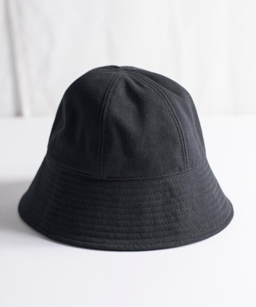 KIIT（キート）の「KIIT キート / × MASACA HAT C/W/N BRUSHED TWILL SAILOR HAT マサカハット別注 コットンウールツイルメトロハット ベルハット セーラーハット / KIL-A58-005（ハット・メンズ・オリーブ/ブラック/アイボリー・FREE）」の2枚目の写真