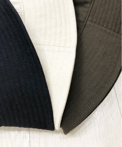 KIIT（キート）の「KIIT キート / × MASACA HAT C/W/N BRUSHED TWILL SAILOR HAT マサカハット別注 コットンウールツイルメトロハット ベルハット セーラーハット / KIL-A58-005（ハット・メンズ・オリーブ/ブラック/アイボリー・FREE）」の5枚目の写真