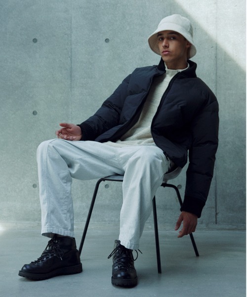 KIIT（キート）の「KIIT キート / × MASACA HAT C/W/N BRUSHED TWILL SAILOR HAT マサカハット別注 コットンウールツイルメトロハット ベルハット セーラーハット / KIL-A58-005（ハット・メンズ・オリーブ/ブラック/アイボリー・FREE）」の4枚目の写真