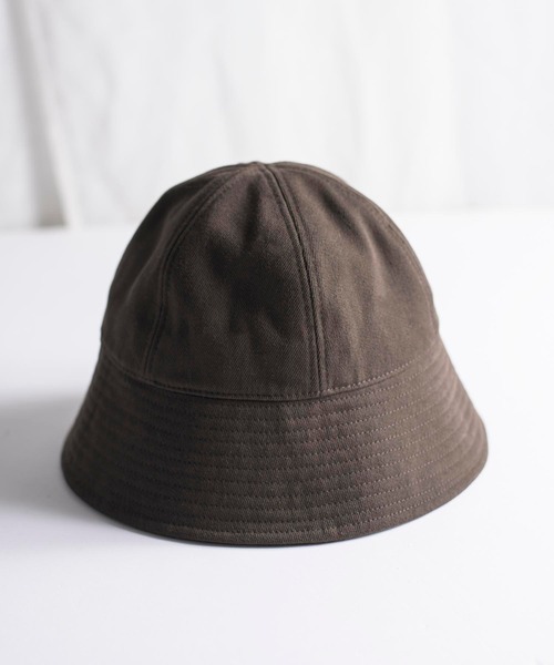 KIIT（キート）の「KIIT キート / × MASACA HAT C/W/N BRUSHED TWILL SAILOR HAT マサカハット別注 コットンウールツイルメトロハット ベルハット セーラーハット / KIL-A58-005（ハット・メンズ・オリーブ/ブラック/アイボリー・FREE）」の10枚目の写真