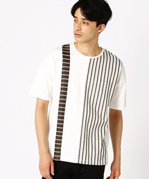 異素材　コンビTシャツ