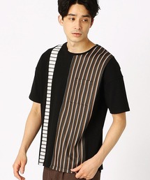 異素材 コンビTシャツ