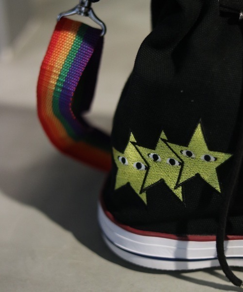 OKERU(オケル)の「OKERU/オケル/別注2way巾着バッグ/C-2(ショルダーバッグ・レディース・ホワイト/ブラック/カーキ・FREE)」の11枚目の写真