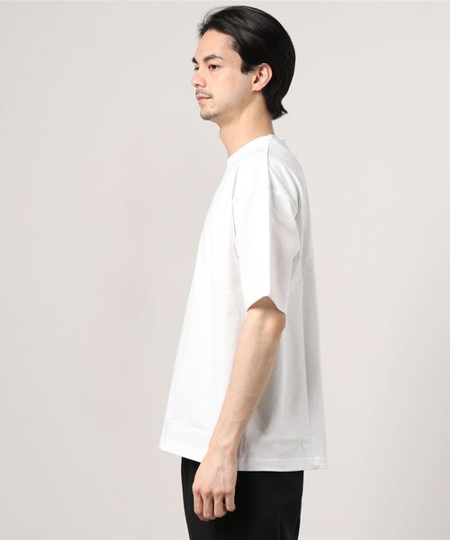 KANGOL（カンゴール）の「【KANGOL/カンゴール】ワンポイント ブランドロゴ刺繍Tシャツ ビッグシルエット（Tシャツ/カットソー・メンズ・ブラック/ベージュ/オフホワイト/オリーブ/ブルー・M/L/XL）」の9枚目の写真