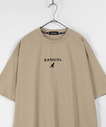 KANGOL | 【KANGOL/カンゴール】ワンポイント ブランドロゴ刺繍Tシャツ ビッグシルエット(Tシャツ/カットソー)