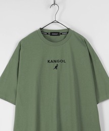 KANGOL（カンゴール）の「【KANGOL/カンゴール】ワンポイント ブランドロゴ刺繍Tシャツ ビッグシルエット（Tシャツ/カットソー・レディース）」