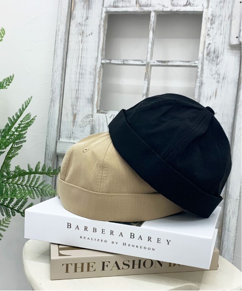 PairPair（ペアペア）の「フィッシャーマンキャップ(ユニセックス)（キャップ・メンズ・ブラック/ベージュ・FREE）」の7枚目の写真