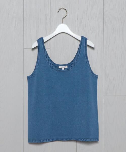 DEMYLEE（デミリー）の「＜DEMYLEE＞KNIT TANK TOP/ニット（ニット/セーター・レディース・ターコイズブルー/ライラック・SMALL）」の8枚目の写真
