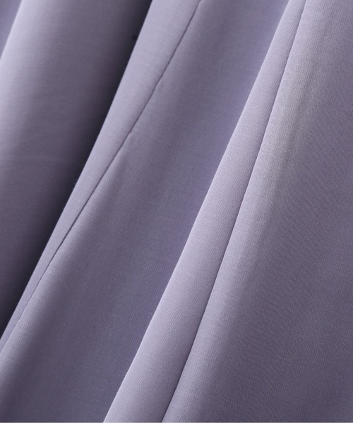 NATURAL BEAUTY BASIC（ナチュラルビューティーベーシック）の「シアーサテンゴアードスカート（スカート・レディース・ブルー/ベージュ/ブラウン・MEDIUM/X-SMALL/SMALL）」の11枚目の写真