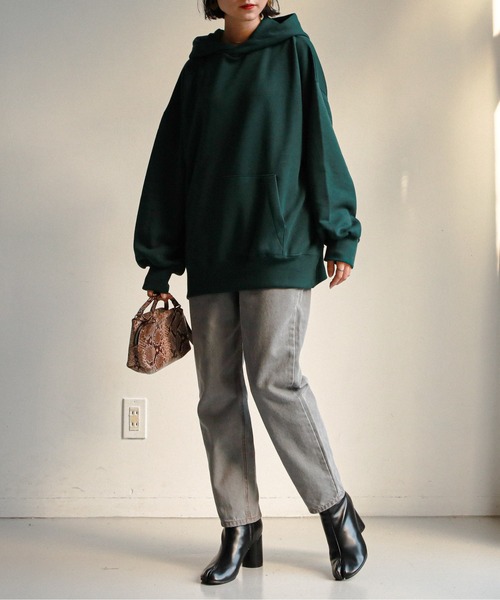 feepur（フェピュール）の「デニム＆ツイルマムパンツ（デニムパンツ・レディース・ブラック/オフホワイト/ブルー/シルバーグレー・SMALL/MEDIUM）」の19枚目の写真