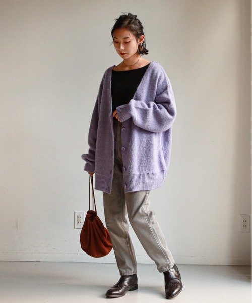 feepur（フェピュール）の「デニム＆ツイルマムパンツ（デニムパンツ・レディース・ブラック/オフホワイト/ブルー/シルバーグレー・SMALL/MEDIUM）」の18枚目の写真