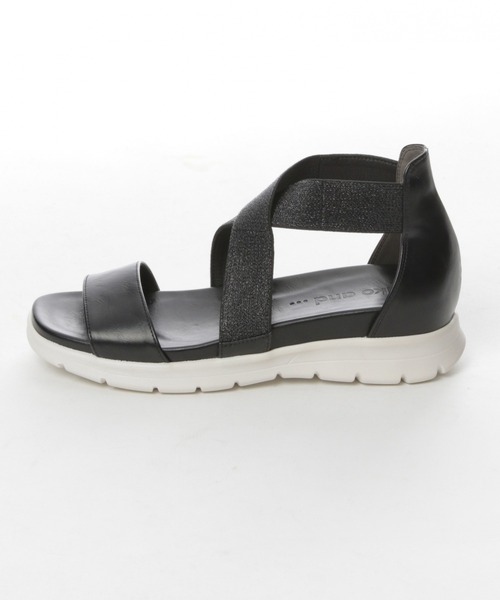 niko and...(ニコアンド)の「オリジナルクロスゴムサンダル(サンダル・レディース・ブラック/アイボリー/パープル・SMALL/MEDIUM/LARGE)」の7枚目の写真