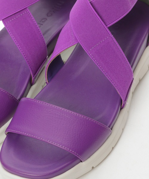 niko and...(ニコアンド)の「オリジナルクロスゴムサンダル(サンダル・レディース・ブラック/アイボリー/パープル・SMALL/MEDIUM/LARGE)」の14枚目の写真