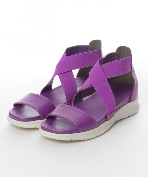 niko and...(ニコアンド)の「オリジナルクロスゴムサンダル(サンダル・レディース・ブラック/アイボリー/パープル・SMALL/MEDIUM/LARGE)」の18枚目の写真