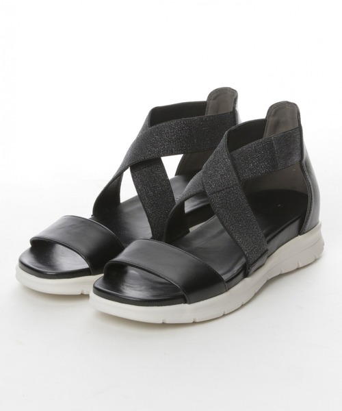 niko and...(ニコアンド)の「オリジナルクロスゴムサンダル(サンダル・レディース・ブラック/アイボリー/パープル・SMALL/MEDIUM/LARGE)」の17枚目の写真