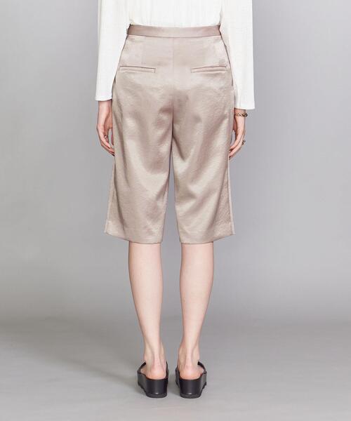 BEAUTY&YOUTH UNITED ARROWS（ビューティーアンドユースユナイテッドアローズ）の「BY サテンハーフパンツ（その他パンツ・レディース・ダークグリーン/モカ・SMALL/MEDIUM）」の8枚目の写真