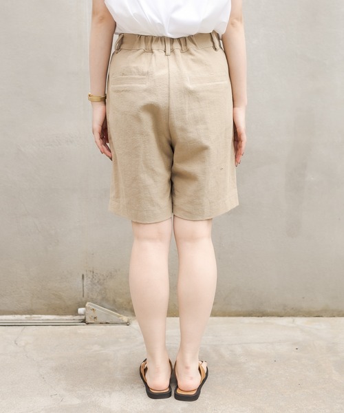 CAPRICIEUX LE'MAGE（カプリシューレマージュ）の「コットンハーフパンツ（その他パンツ・レディース・ブラック/ベージュ・36/38）」の13枚目の写真