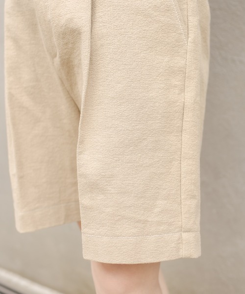 CAPRICIEUX LE'MAGE（カプリシューレマージュ）の「コットンハーフパンツ（その他パンツ・レディース・ブラック/ベージュ・36/38）」の3枚目の写真