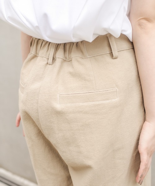 CAPRICIEUX LE'MAGE（カプリシューレマージュ）の「コットンハーフパンツ（その他パンツ・レディース・ブラック/ベージュ・36/38）」の22枚目の写真