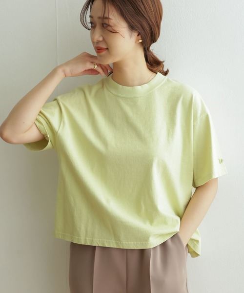 Lee（リー）の「【別注】Lee×DOORS　Tシャツ（Tシャツ/カットソー・レディース・ピンク/チャコールグレー/グリーン/ベージュ・ONE）」の5枚目の写真