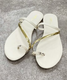 apres jour mignon | デザインフラットサンダル【ZOZOTOWN限定アイテム】(サンダル)