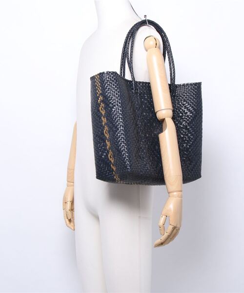 Jines（ジネス）の「Moon Bird☆メルカドバッグSIDE LINE M（ショルダーバッグ・レディース・ブラック/ホワイト・M）」の6枚目の写真