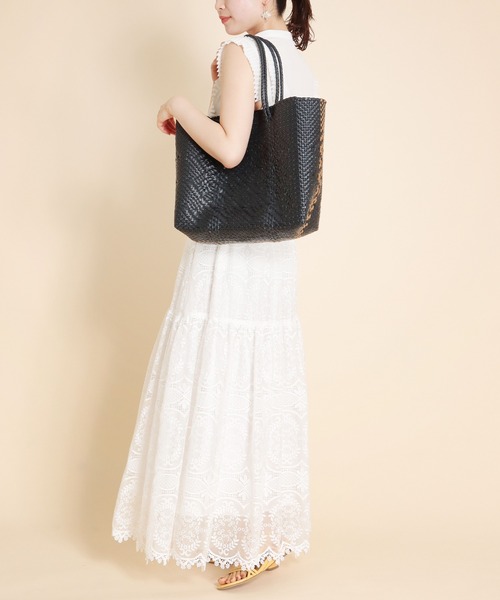 Jines（ジネス）の「Moon Bird☆メルカドバッグSIDE LINE M（ショルダーバッグ・レディース・ブラック/ホワイト・M）」の21枚目の写真