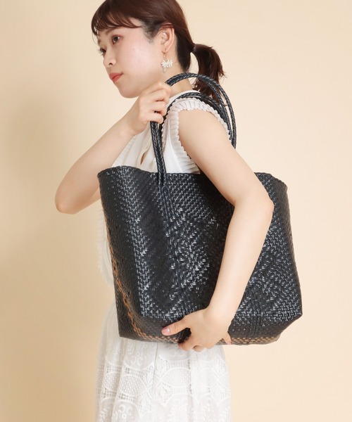 Jines（ジネス）の「Moon Bird☆メルカドバッグSIDE LINE M（ショルダーバッグ・レディース・ブラック/ホワイト・M）」の22枚目の写真