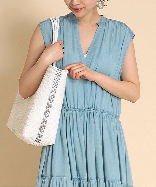 Jines（ジネス）の「Moon Bird☆メルカドバッグSIDE LINE M（ショルダーバッグ・レディース・ブラック/ホワイト・M）」の16枚目の写真